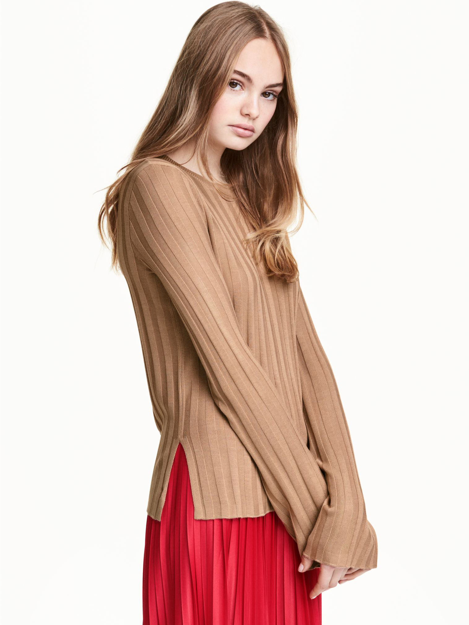 

Джемпер H& 4514935RP21  Бежевый, Джемпер H&M 4514935RP21 M Бежевый