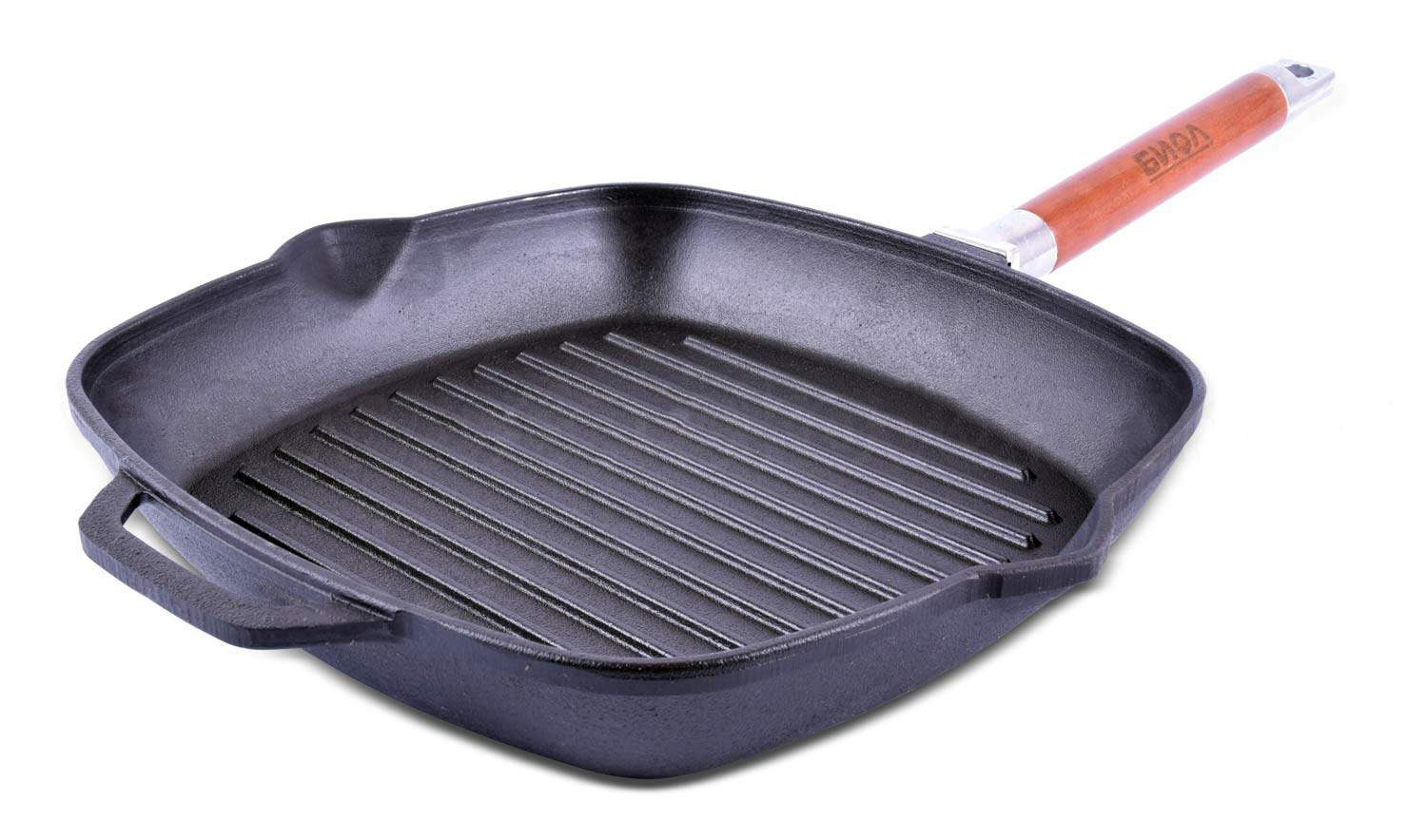 

Сковорода гриль без крышки Биол 24 см Черный 000067022