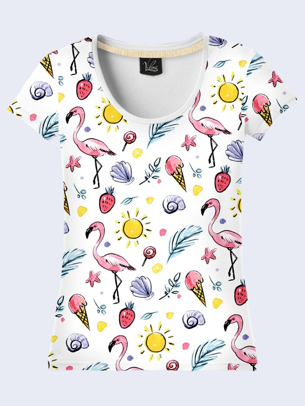 

Женская футболка Summer print (2392) Vilno M (46) Разноцветный 000054579