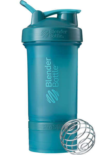 

Спортивный шейкер бутылка (PS 22oz Teal) Blender Bottle 650 мл Голубой 000065105