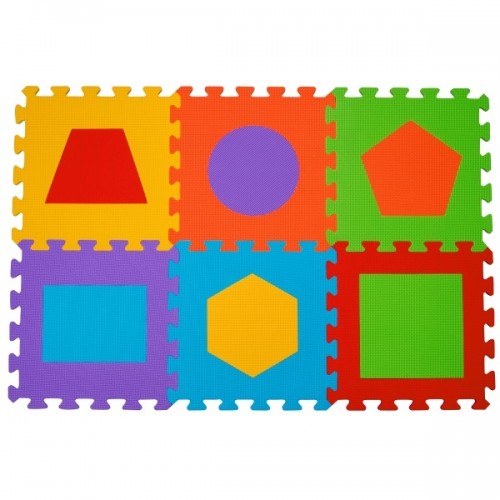 

Мягкие пазлы Babyono Геометрические фигуры 30х30 см 6 шт (279)