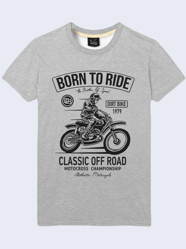 

Мужская футболка Born to ride (1678) Vilno L Разноцветный 000053335