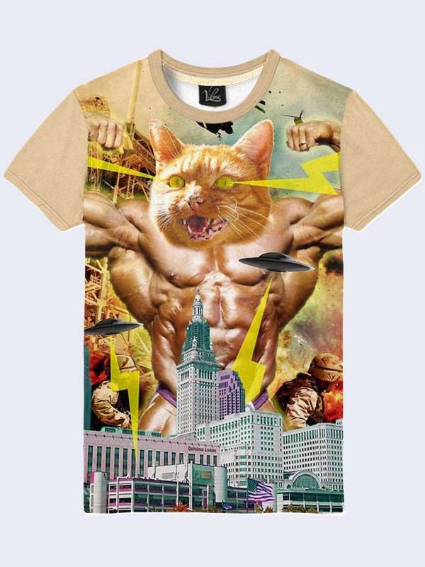 

Мужская футболка Накаченный кот (1936) Vilno M Разноцветный 000054705