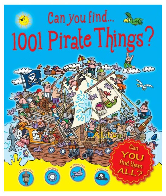 

Can You Find 1001 Pirate Things