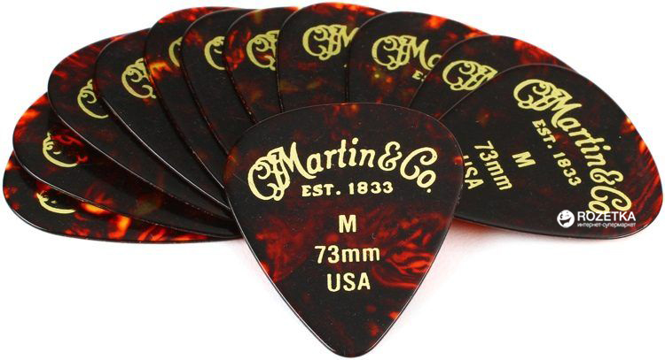 

Медиаторы Martin 18A0050 #1 Pick Pack 0.73 мм 12 шт.