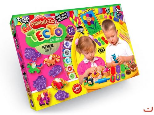 

Тесто для лепки Dankotoys "Master Do", 15 цветов по 20 г TMD-03-01 27298