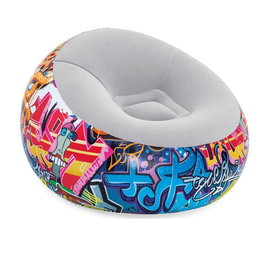 

Надувное кресло Bestway Graffiti 112x112x66 см (75075)