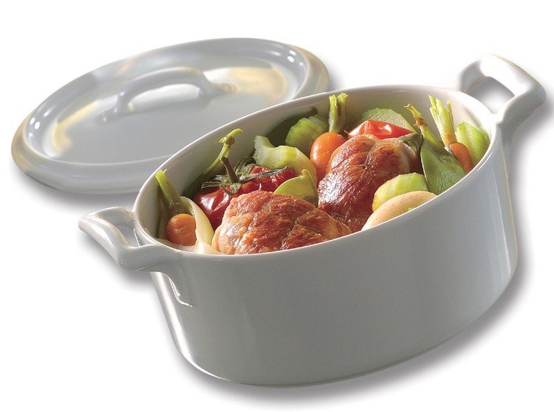 

Кокотница с крышкой Revol Bellе Cuisine белый 2,5л 005564