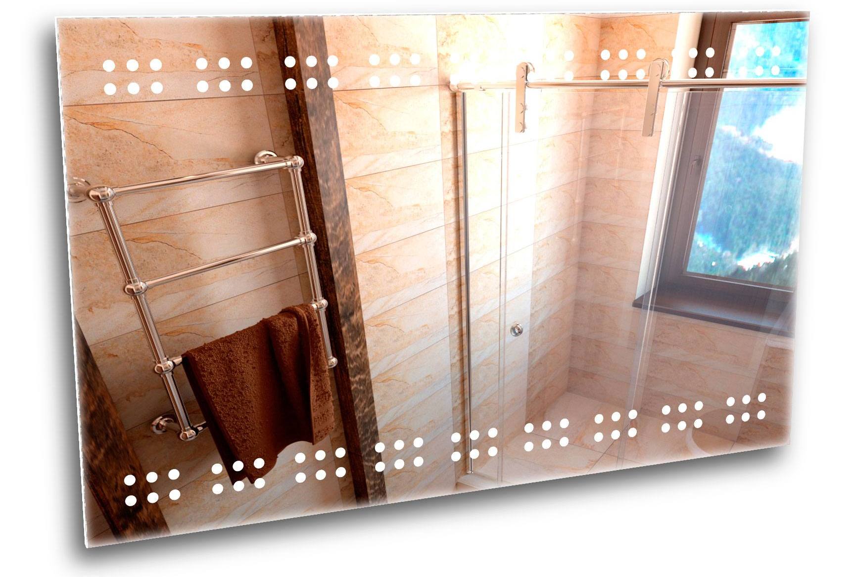 

Зеркало в ванную с LED-подсветкой StudioGlass 6-16 90x90 см