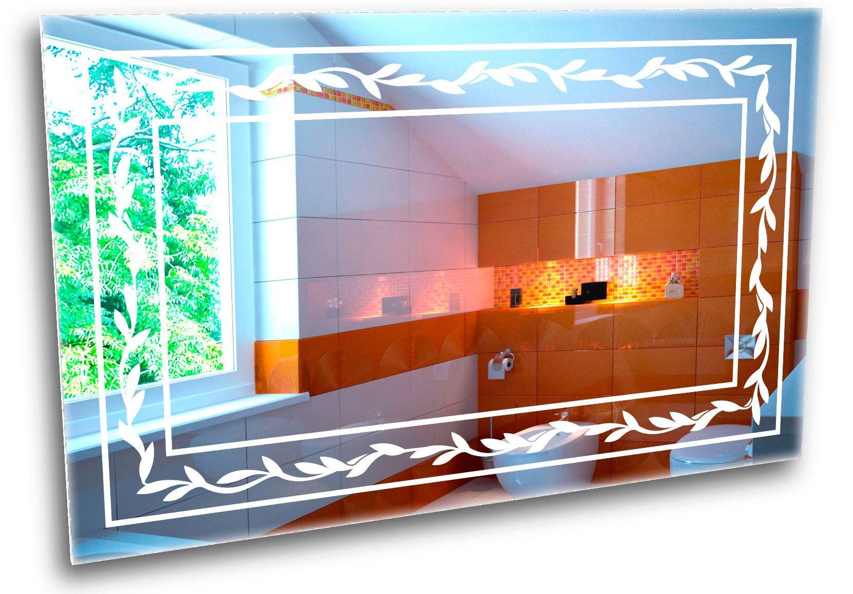 

Зеркало в ванную с LED-подсветкой StudioGlass 6-14 100x80 см