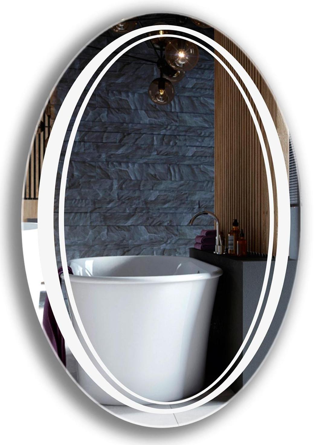 

Зеркало в ванную с LED-подсветкой StudioGlass 6-43 70х70 см