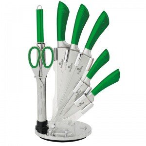 

Набор ножей на подставке Berlinger Haus Green Stainless steel Infinity Line 8 предметов BH-2268