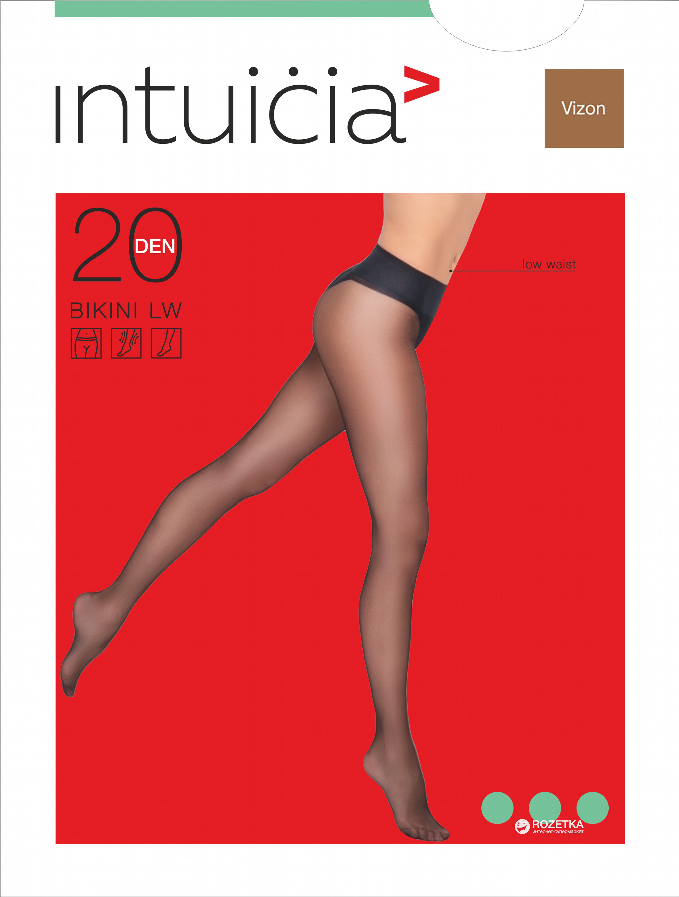 

Колготки Intuicia Bikini Lw 20 Den  р Vizone, Колготки Intuicia Bikini Lw 20 Den 4 р Vizone