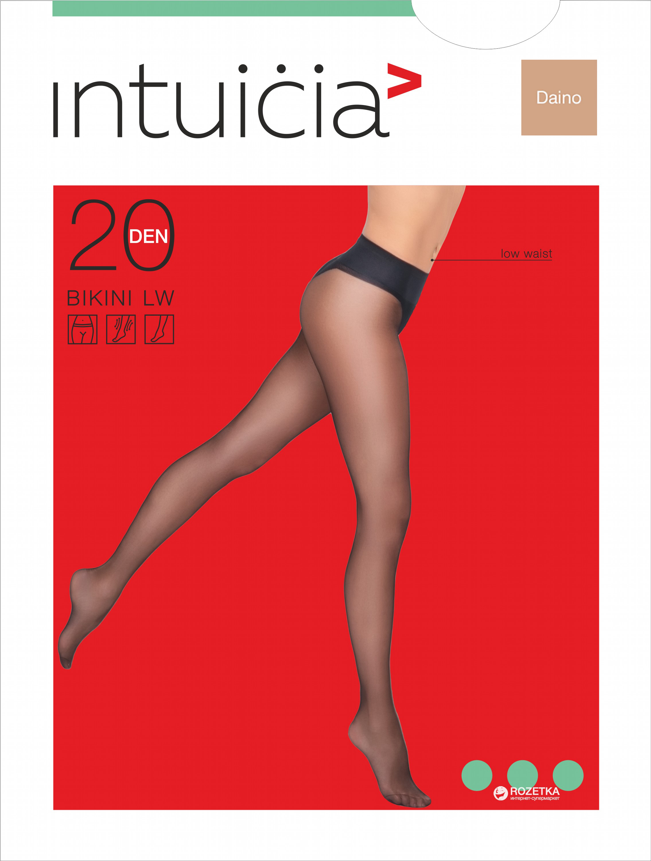 

Колготки Intuicia Bikini Lw 20 Den 4 р Daino