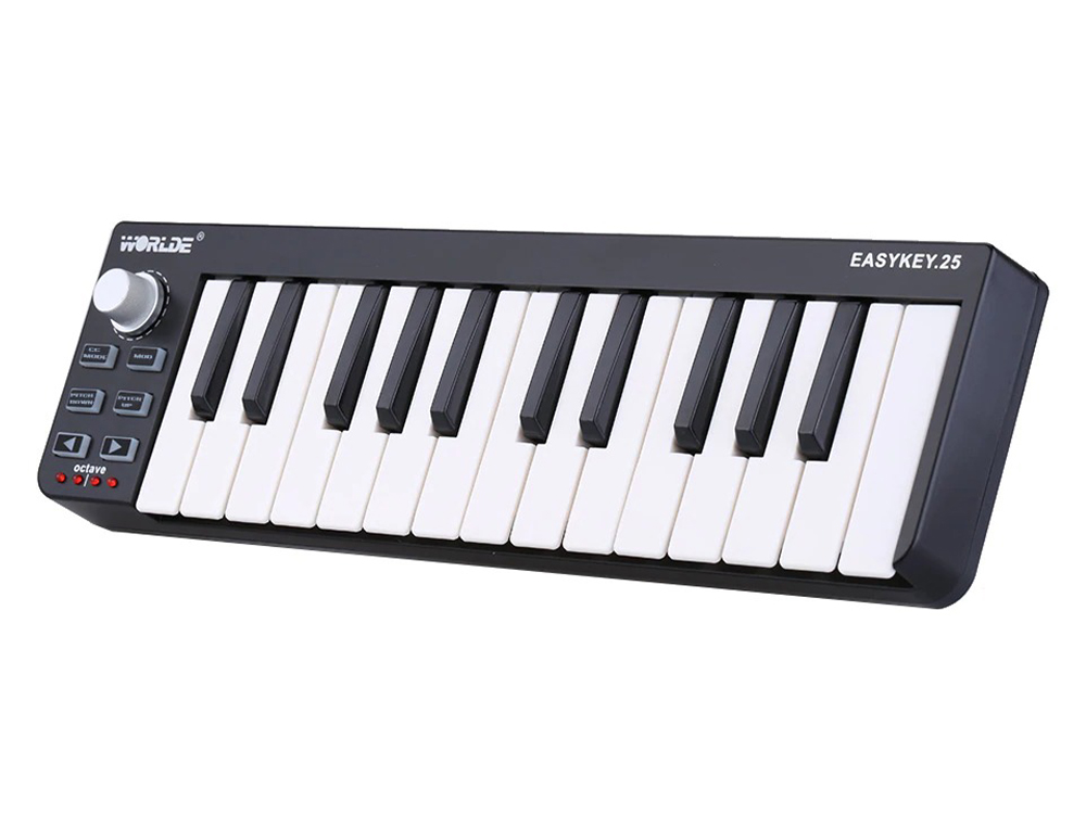 Клавиатура синтезатора. Midi-клавиатура Swissonic Easykey 25. Клавиши синтезатора. Изикейс.