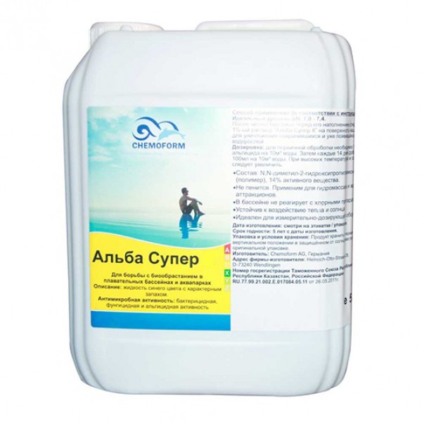 

Средство против водорослей Chemoform Alba Super 30 л. (жидкий)