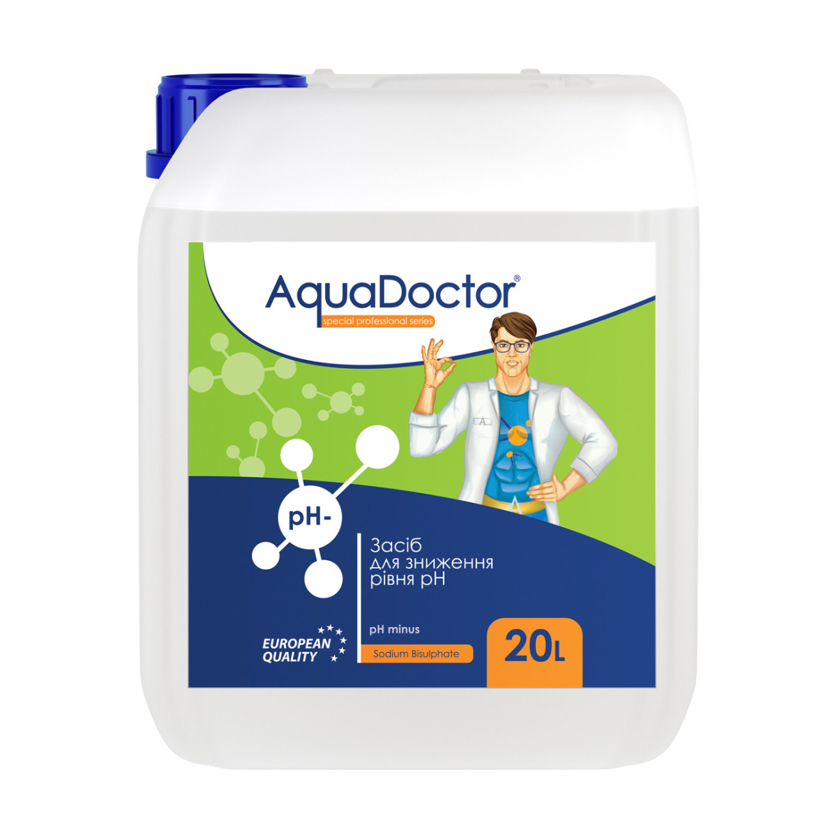 

Регулятор pH AquaDoctor pH Minus (Серная 35%) 20 л (жидкий)
