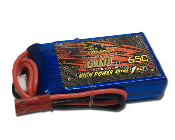 

Аккумулятор Dinogy Li-Pol 600mAh 7.4V 2S 65C, JST