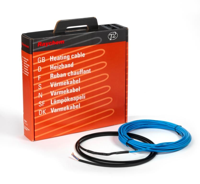 

Теплый пол Raychem Т2Blue 20 двухжильный кабель 980 Вт, 8.0-8.5м2