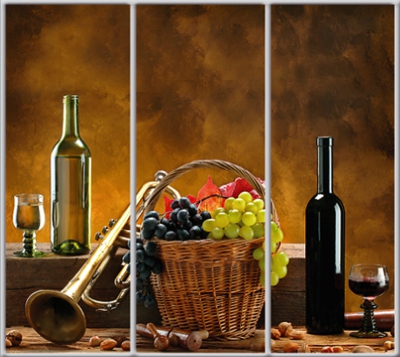 

Шкаф купе Luxe Studio Стандарт-1 Фотопечать Еда и напитки-25 2300x2400x600 трехдверный