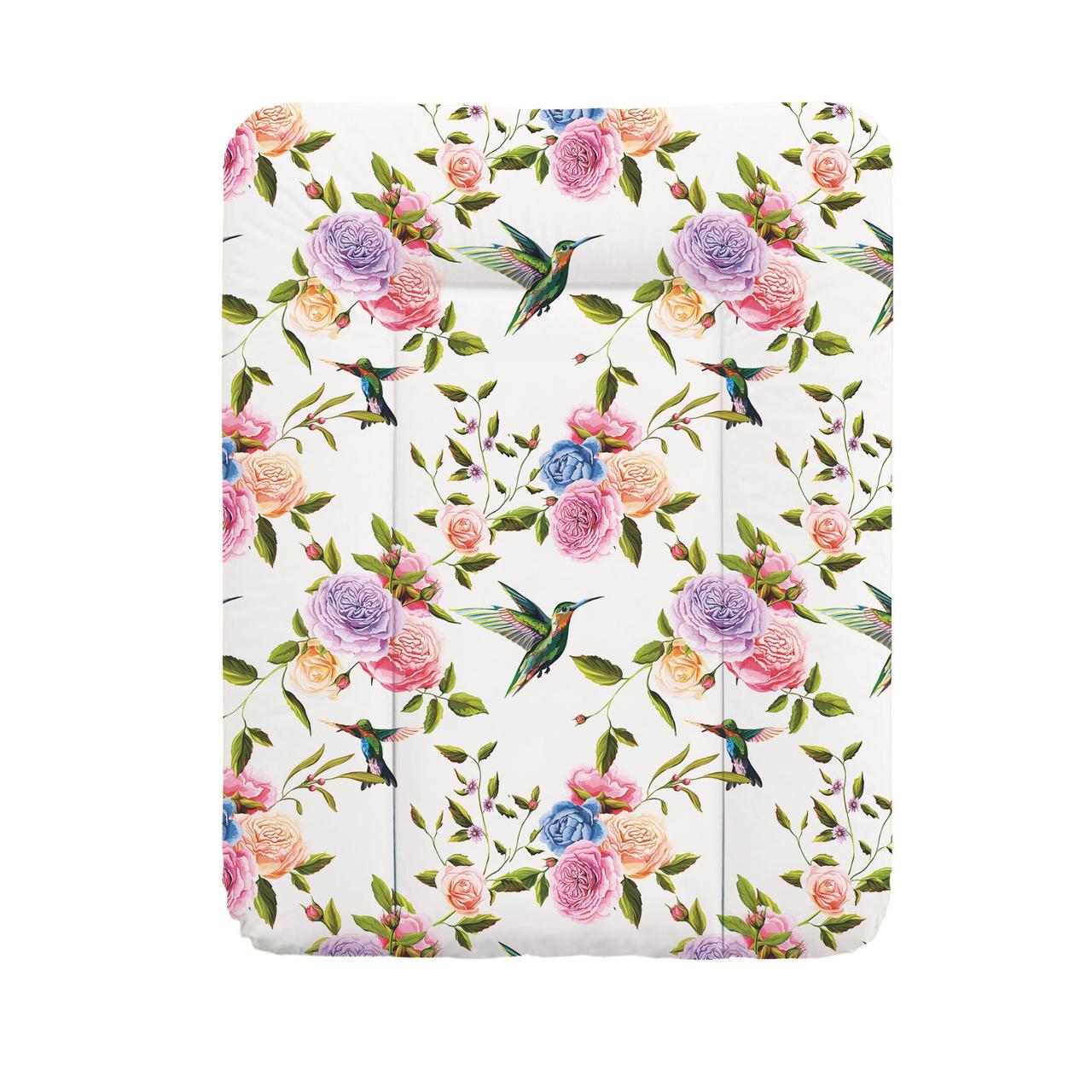 

Матрац пеленальный Ceba Baby 70*50 см мягкий на комод Flora & Fauna Flores