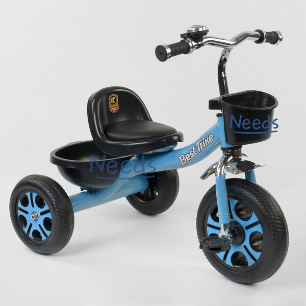 

Велосипед трехколесный Best Trike 405 LM детский с корзинкой Голубой