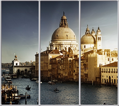 

Шкаф купе Luxe Studio Стандарт-1 Фотопечать Архитектура-158 2300x2400x600 трехдверный