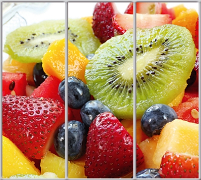 

Шкаф купе Luxe Studio Стандарт-1 Фотопечать Еда и напитки-5 2300x2200x600 трехдверный