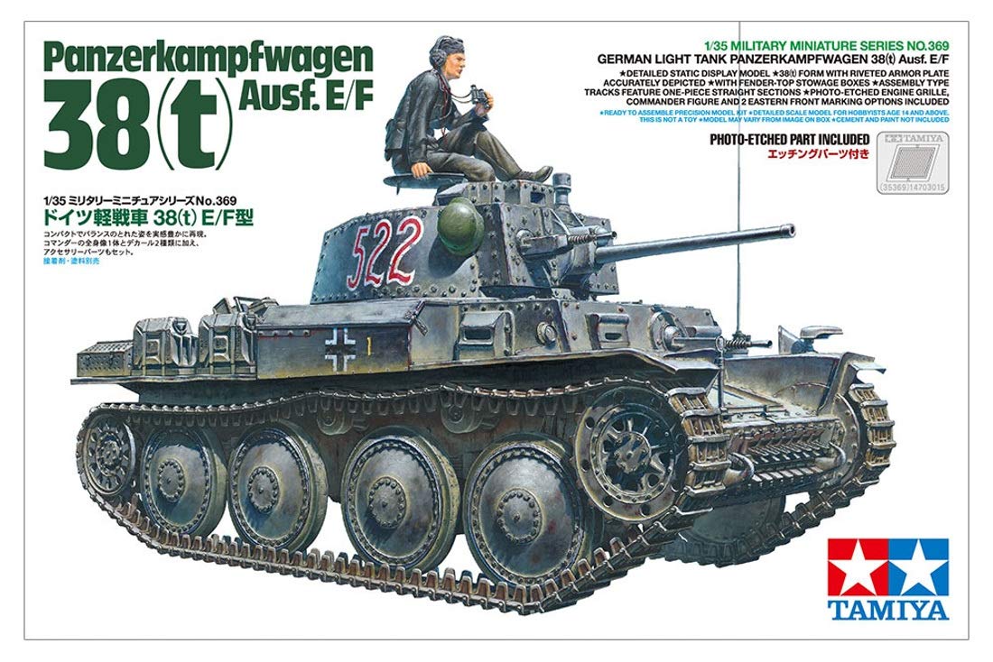 

Сборная модель Tamiya Танк Pz.Kpfw.38t Ausf. E/F (35369)