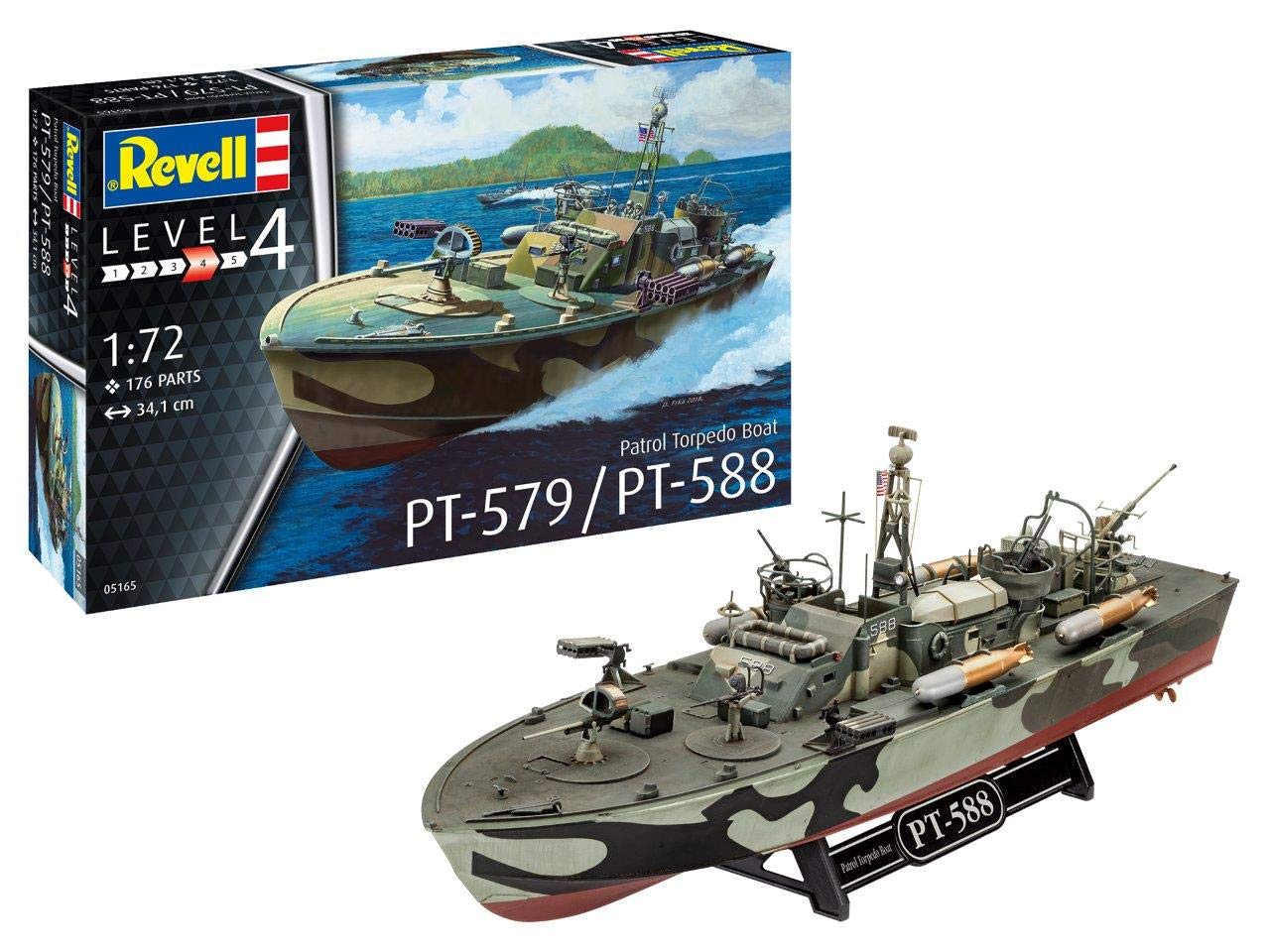 

Сборная модель Revell Патрульный торпедный катер PT-588 / P (05165)