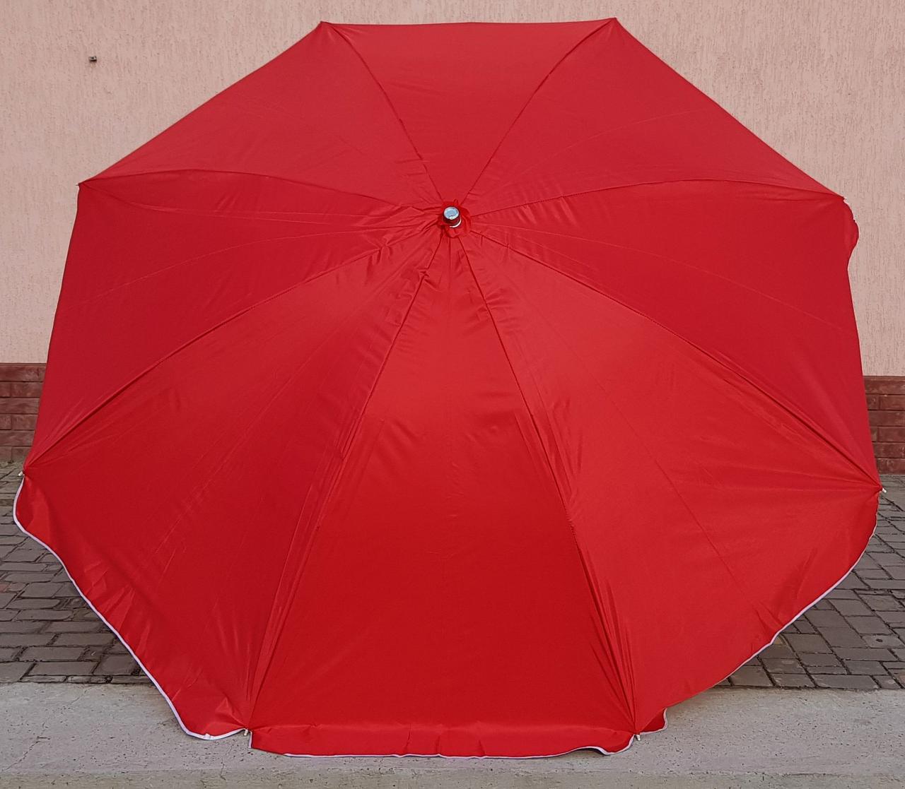 

Зонт садовый торговый Sansan Umbrella 104 красный круглый 2,8 метра