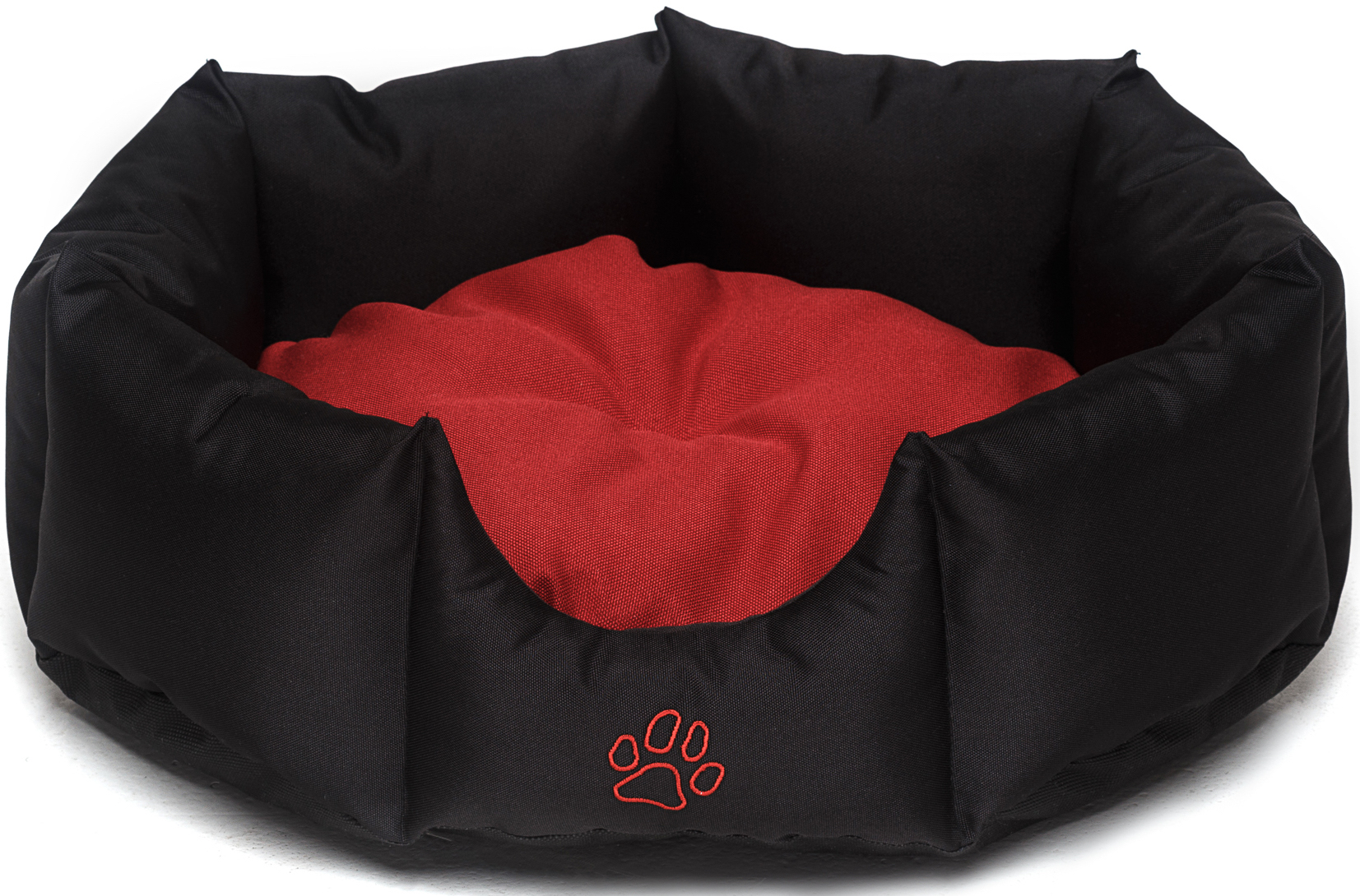 

Лежак для собак Noble Pet Maverick 60x40x16 см Черно-красный (M2106)