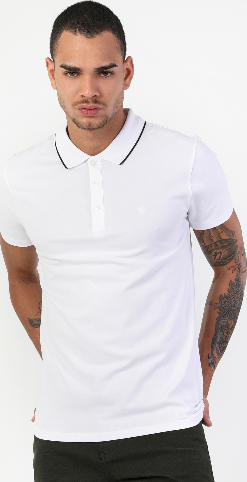 

Поло Colin's CL1048677WHT, Поло Colin's CL1048677WHT XL