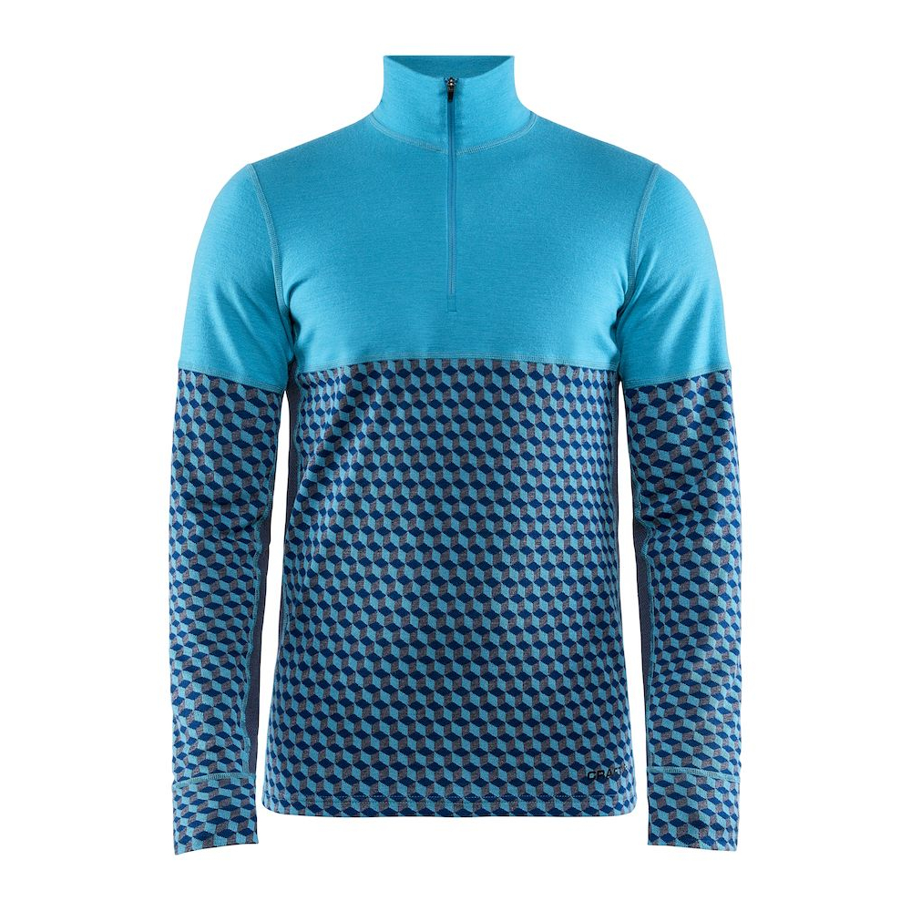 

Термофутболка Craft Merino 240 Zip Man розмір S колір 652995