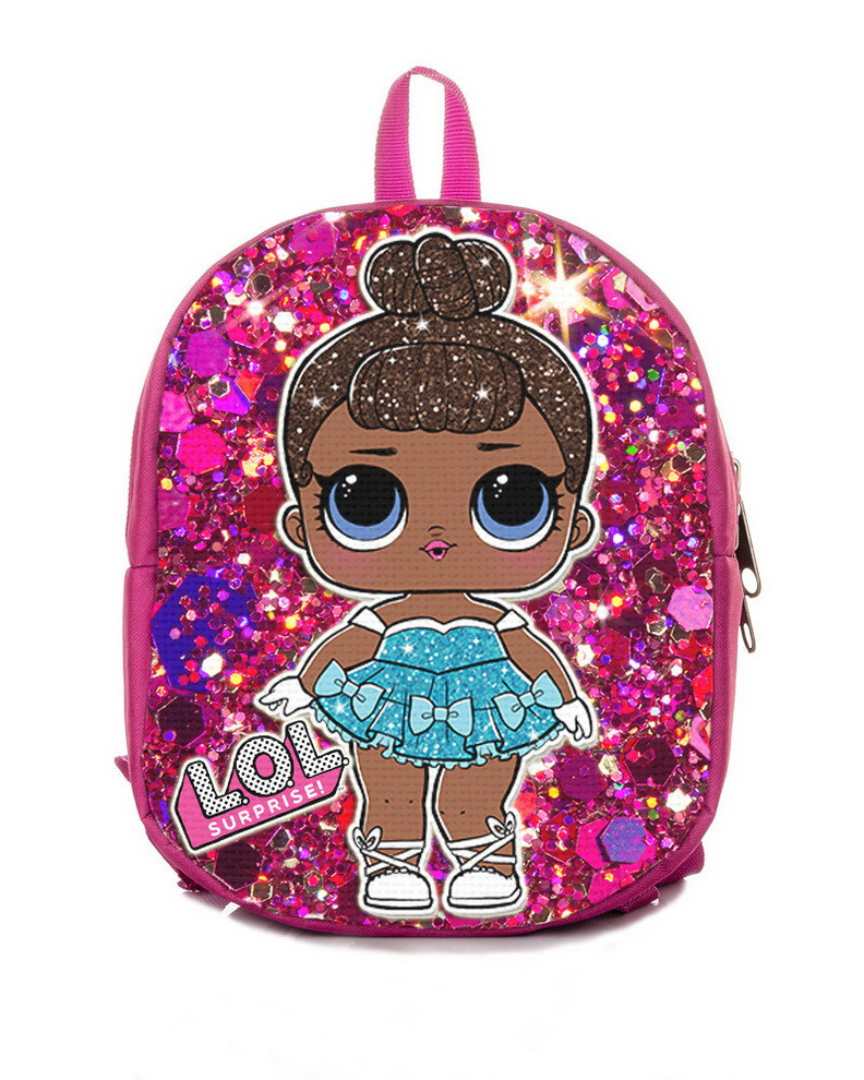 

Рюкзак детский AIDA KIDS с принтом кукла ЛОЛ LOL для девочек розовый ( lok - 23 )