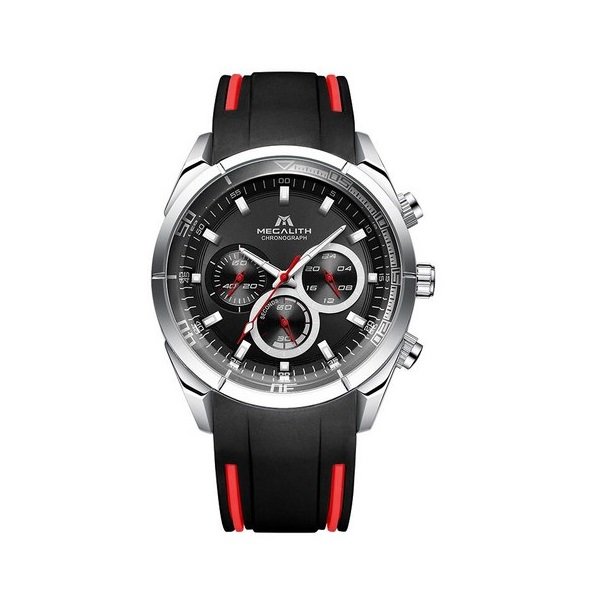 

Часы мужские Megalith 8049M Black-Silver-Black