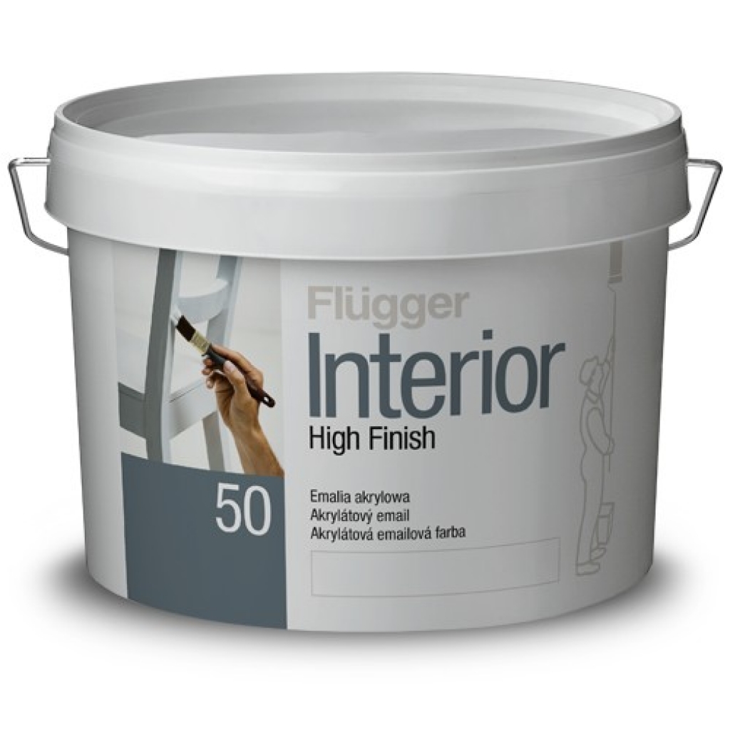

Акриловая финишная эмаль Flugger Interior High Finish 50 (3 л) (Miranol)