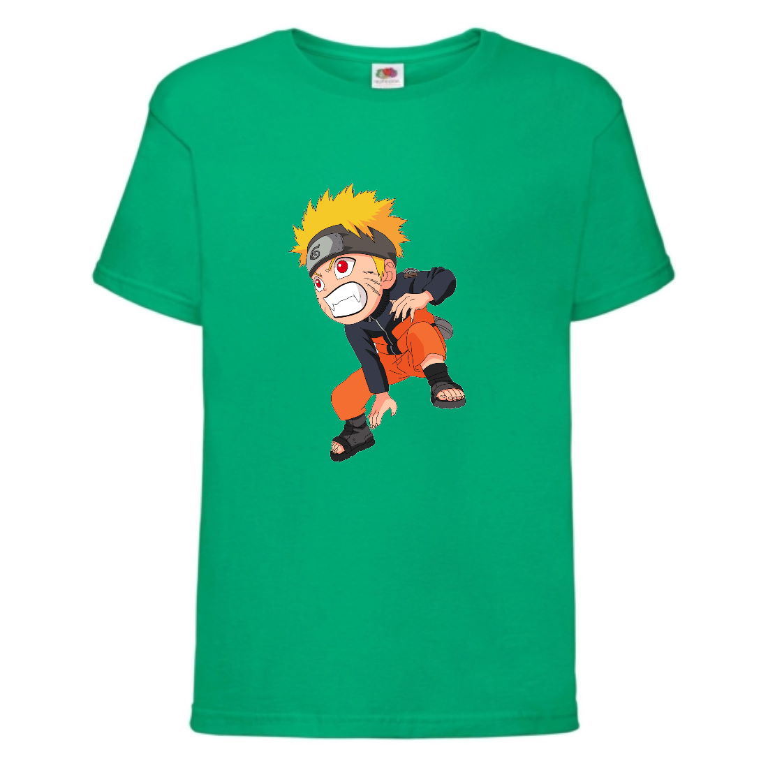 

Футболка детская Наруто 029 (Naruto) зеленая (NAR grn 029) 116 см