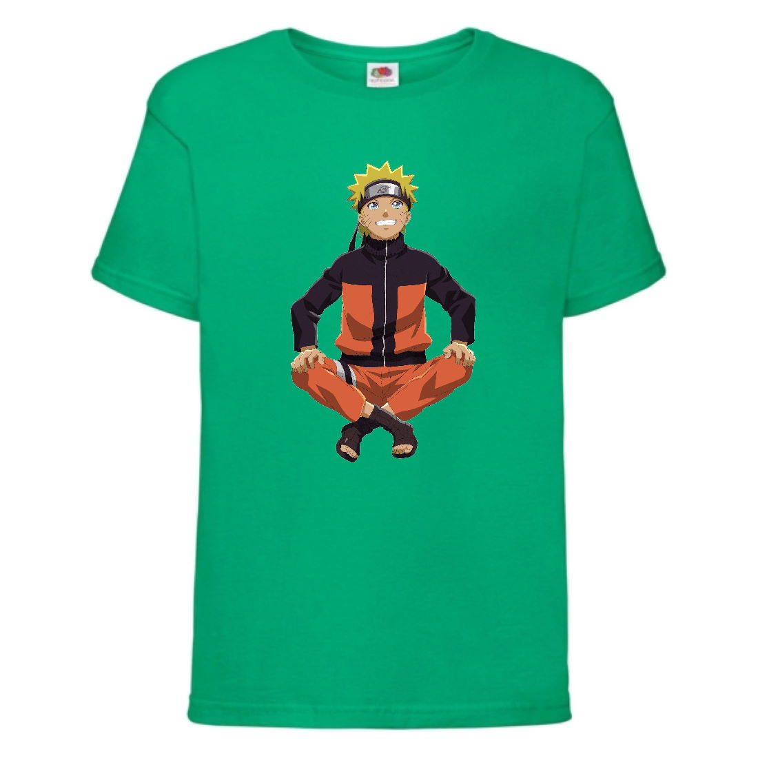 

Футболка детская Наруто 033 (Naruto) зеленая (NAR grn 033) 116 см