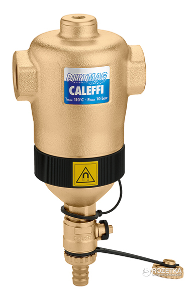 

Дешламатор с магнитом CALEFFI DISCAL вертикальный 1" ВВ (546806)