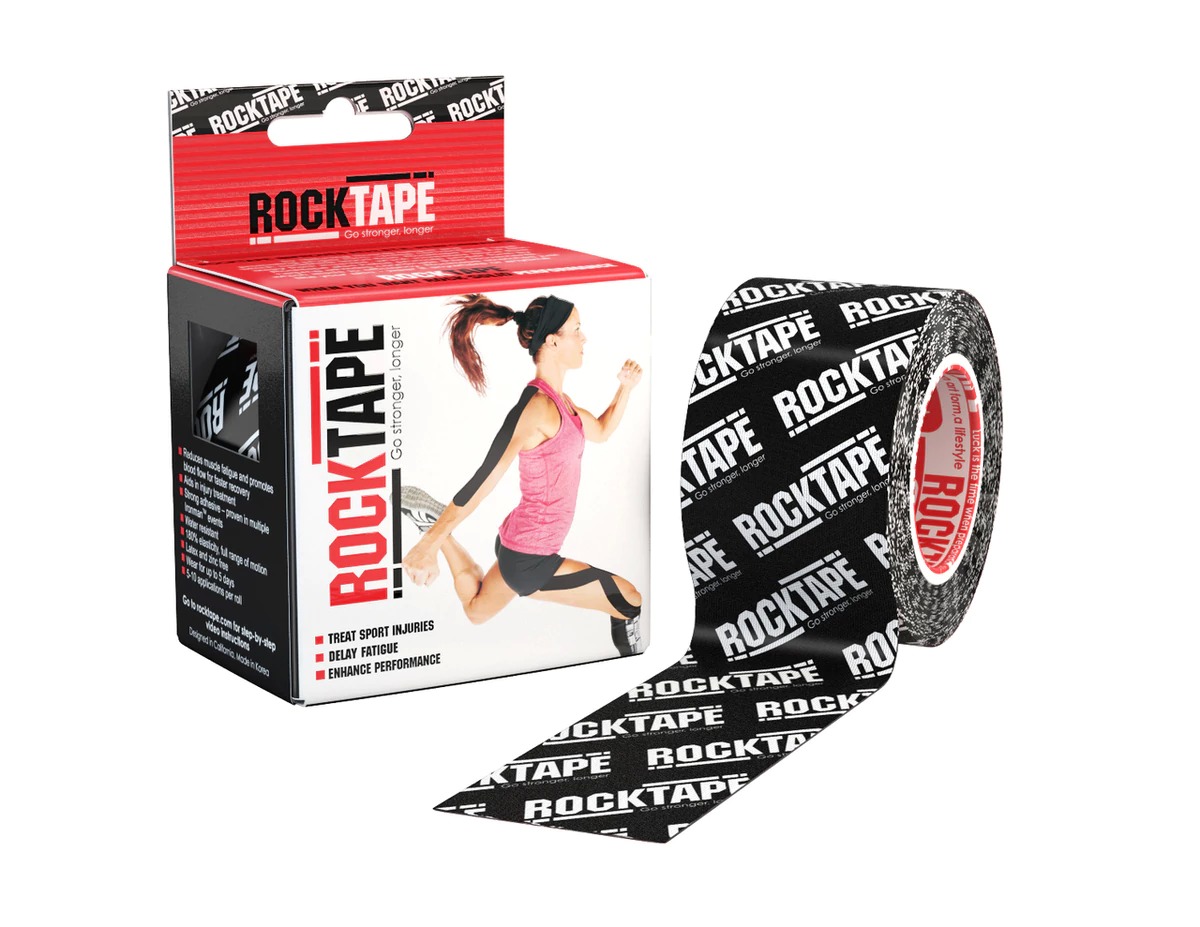 

Кинезио тейп RockTape Designer (5см х 5м) - черный Logo