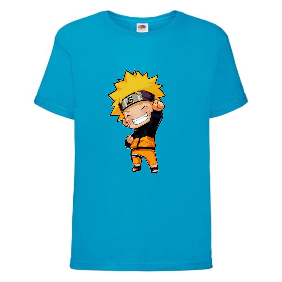 

Футболка детская Наруто 030 (Naruto) голубая (NAR lblu 030) 116 см