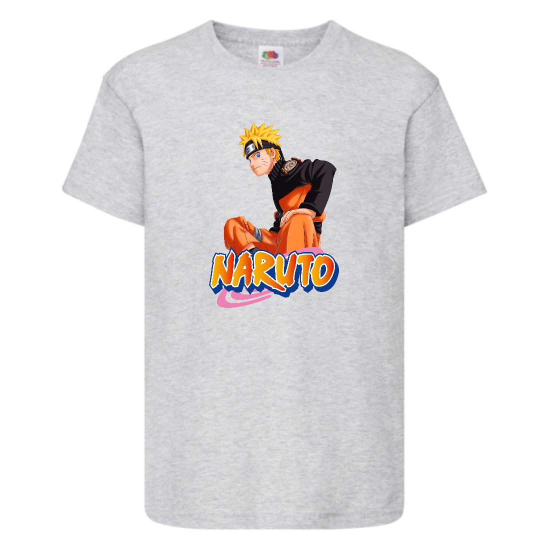 

Футболка детская Наруто 054 (Naruto) серая (NAR gry 054) 116 см