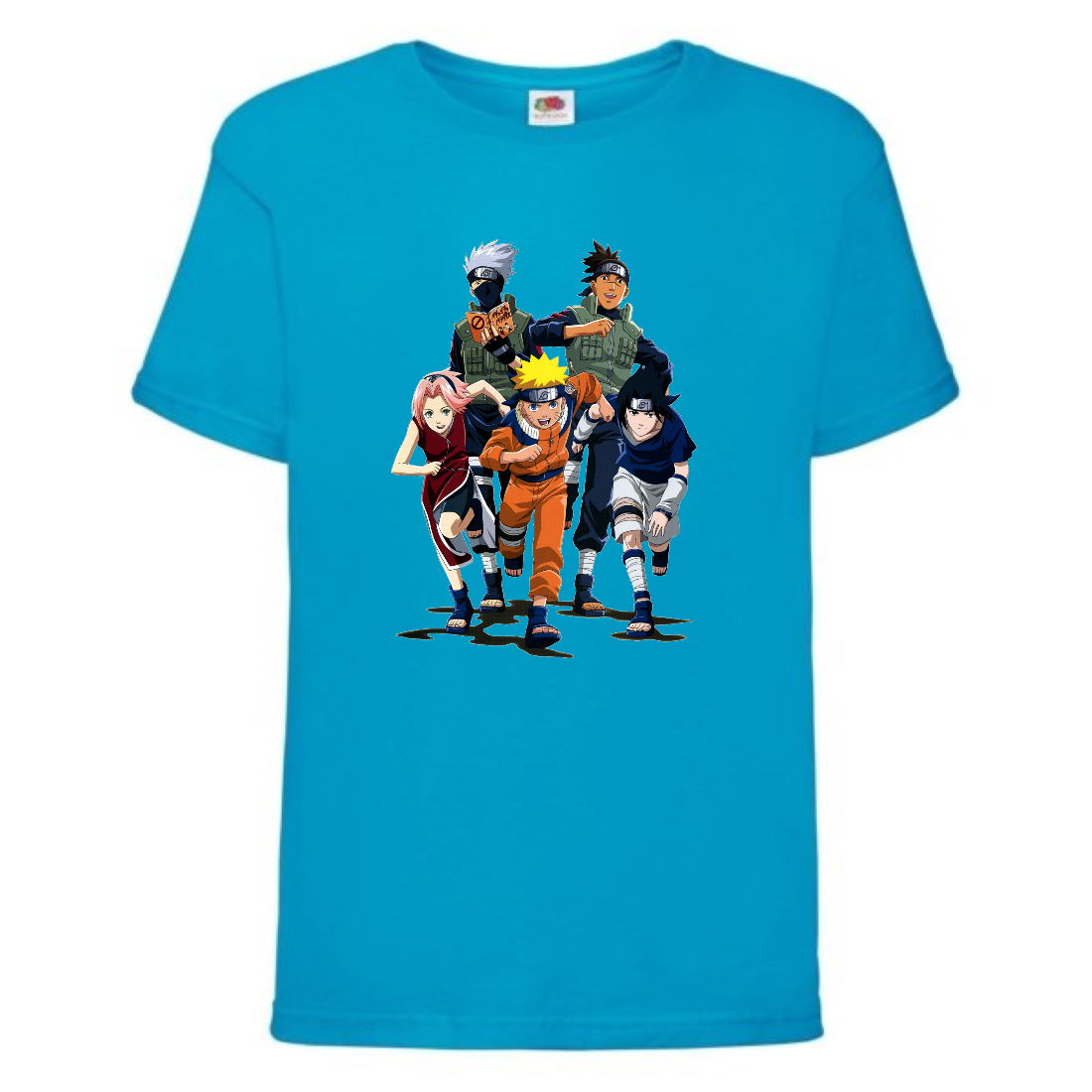 

Футболка детская Наруто 025 (Naruto) голубая (NAR lblu 025) 116 см