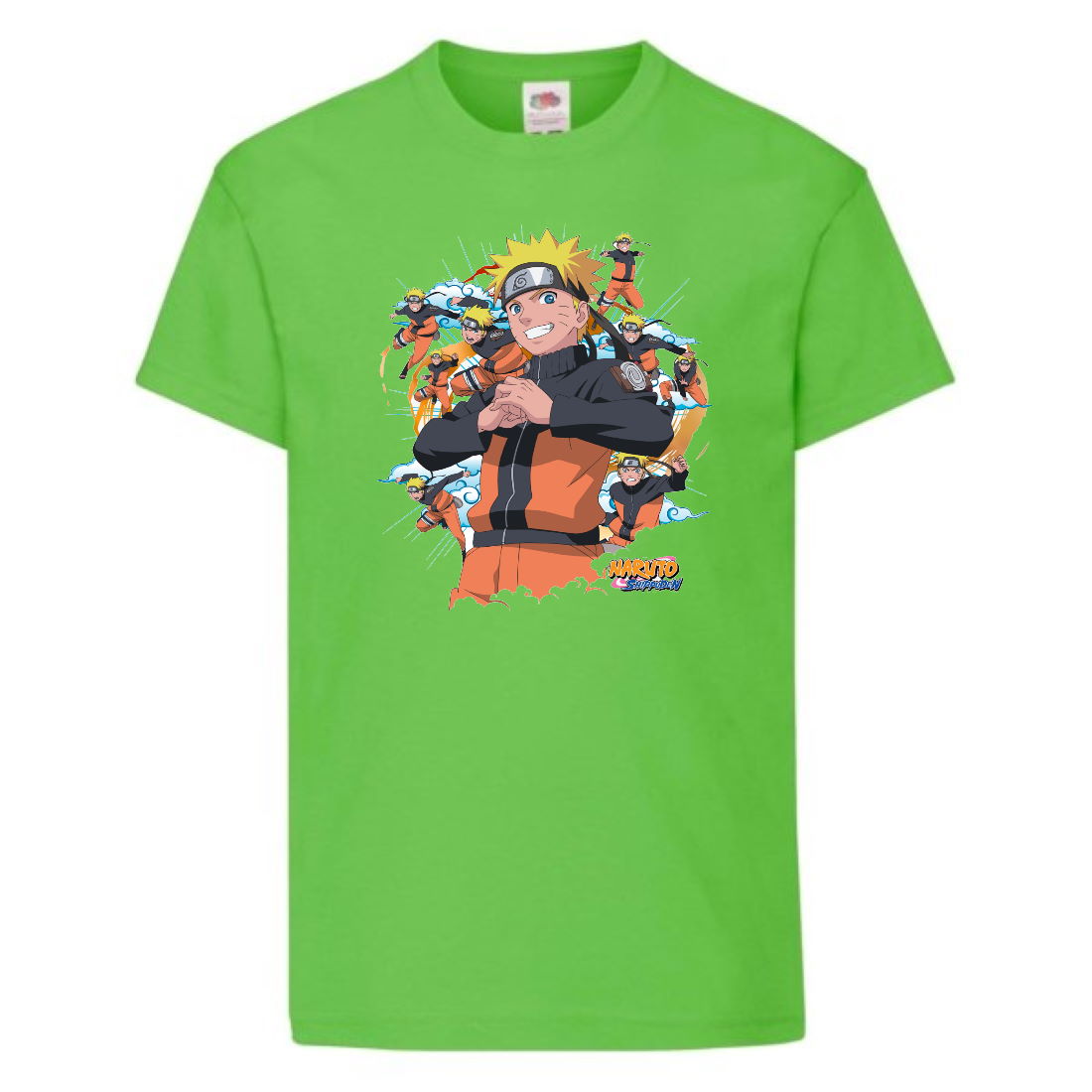 

Футболка детская Наруто 055 (Naruto) светлозеленая (NAR lgrn 055) 116 см