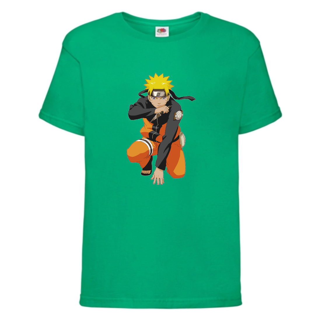 

Футболка детская Наруто 045 (Naruto) зеленая (NAR grn 045) 116 см