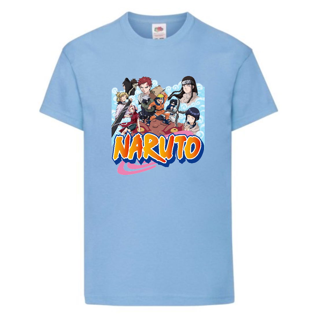 

Футболка детская Наруто 024 (Naruto) светлоголубая (NAR llbl 024) 116 см