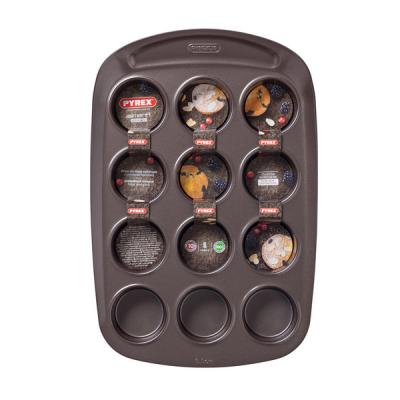 

Форма для выпечки PYREX Asimetria 38 х 25 см для маффинов 12 ячеек