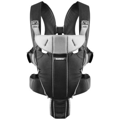 

Рюкзак-переноска Baby Bjorn Baby Carrier Miracle Cotton Mix Black/Silver (96065)
