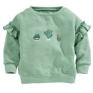 

Свитшот для девочки Кактусы Jumping Beans (128 / 7 лет ) Бирюзовый